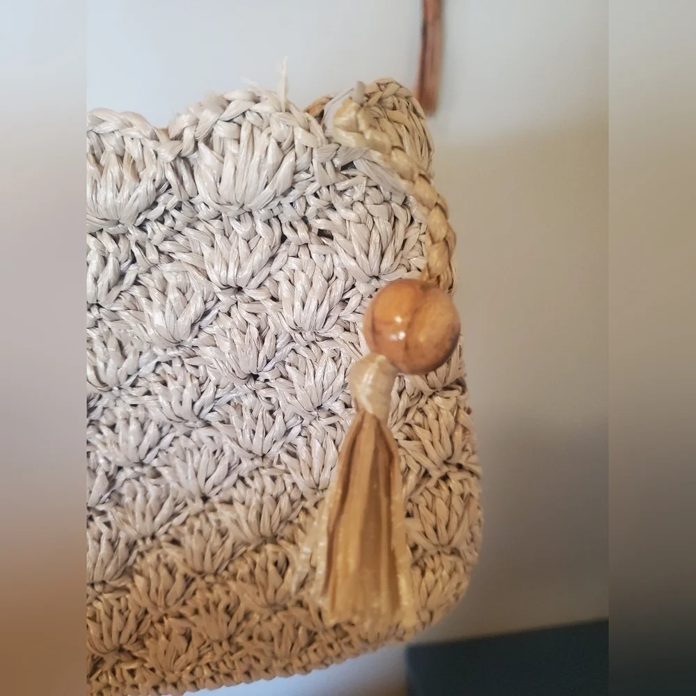 Crochet Natural Fiber Pouch
